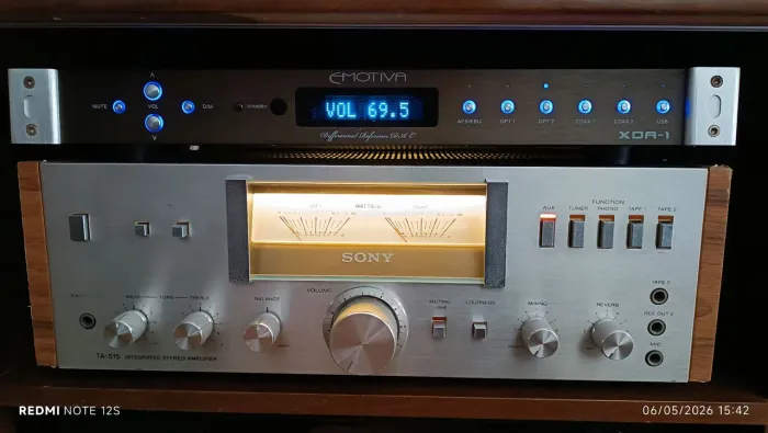 DAC e Pré-Amplificador Hi End Emotiva