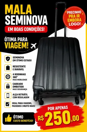 Procurando uma mala pra viajar aqui vc encontra