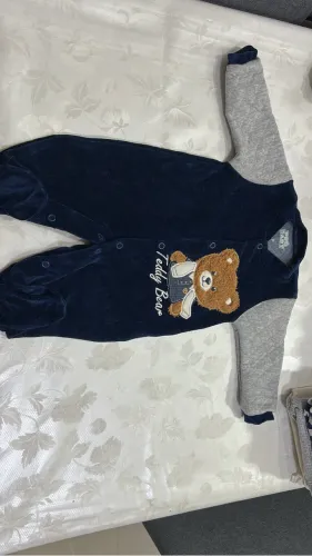 Macacão bebê veludo