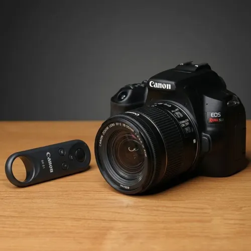 Canon EOS Rebel SL3 + Lente 18-55mm + Controle Remoto | Impecável