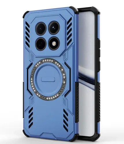 Capa Azul Redmi Note 15 4G e 5G Capinha Resfriamento Gamer Calor Impacto Choque