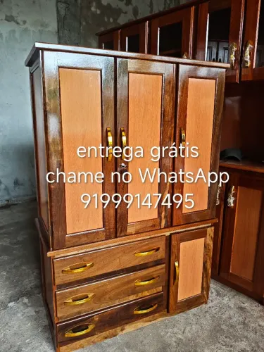 Guarda roupa de solteiro 3 portas novo frete grátis