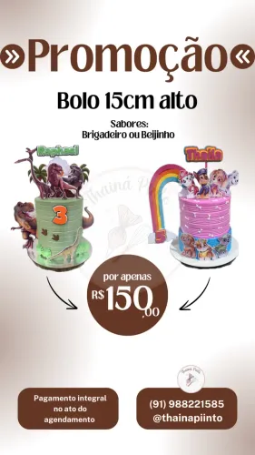 Bolo decorado 