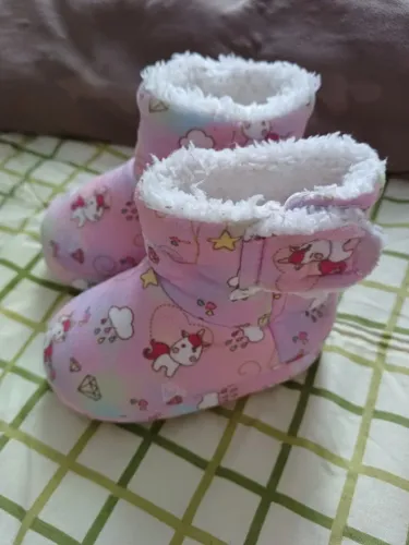 Botinha pantufa infantil menina