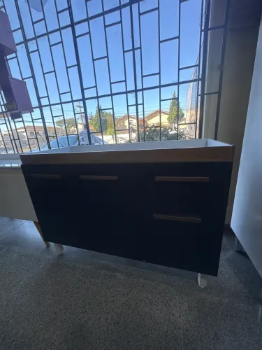 Balcão de pia 1.20M 3 gavetas Novo
