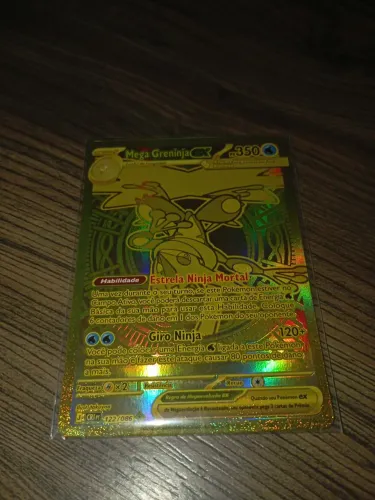 Carta Pokémon - Mega Greninja EX Dourada
