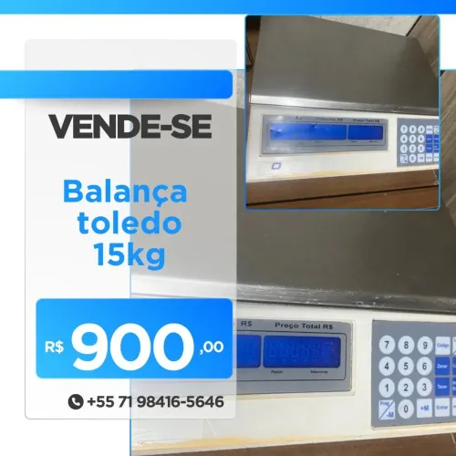 Balança Toledo 15kg