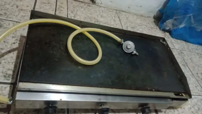Chapa grande perfeita pra lanches