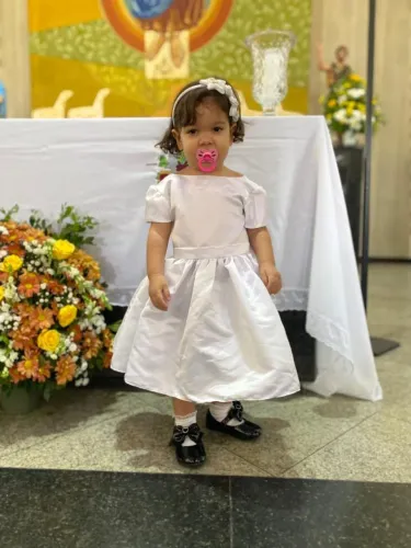 Vestido Branco Batizado