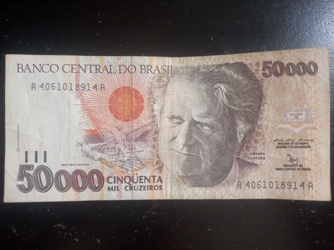 Cédula de 50000 Cruzeiros