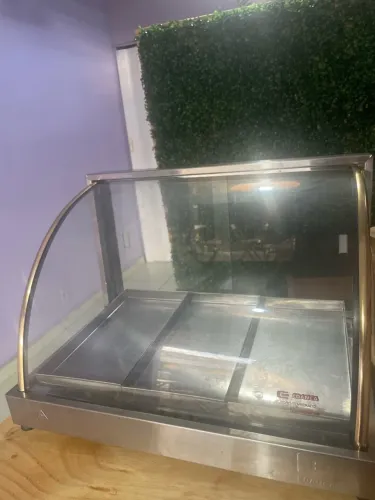 Estufa vitrine para salgados