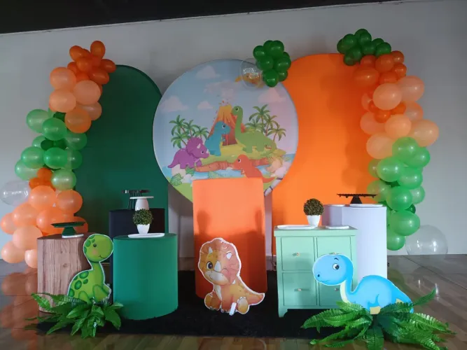Pegue e monte decoração de festa