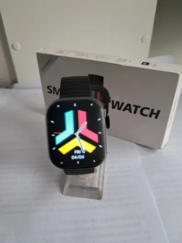 Smartwatch-Senbono cor-Black/Gold+tela 2.01 inch bluetooth 5.1