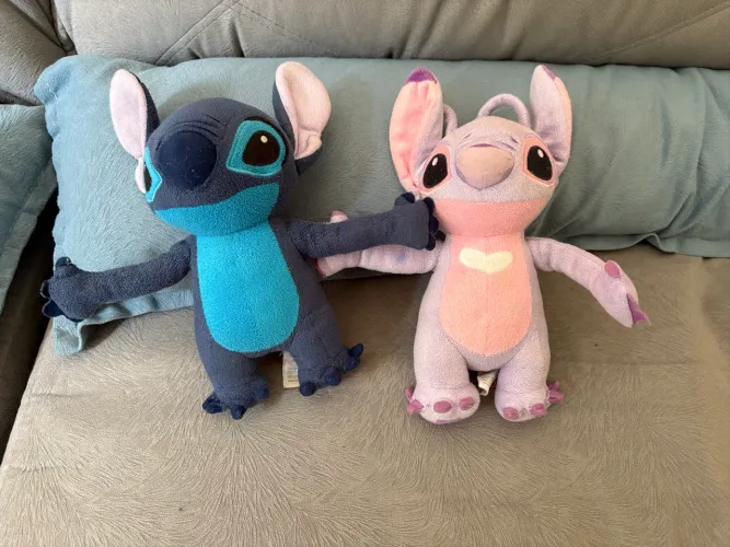 Pelúcias Stitch & Angel