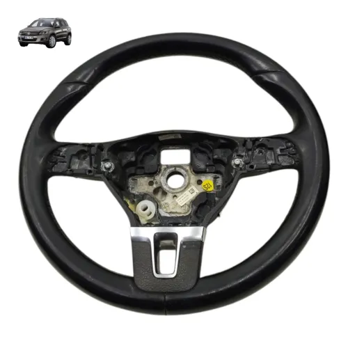 Volante Direção Vw Tiguan 2011 2012 2013 Preto
