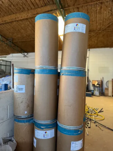 Barrica reforçada de papelão 33x33x68 suporta 50kg