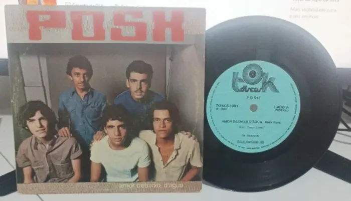 Banda Posh - Compacto vinil 7" Amor debaixo dágua ( Tony Moraes )
