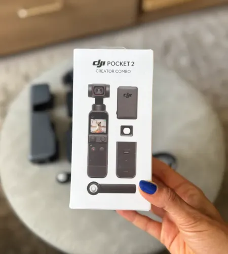 CÂMERA PARA VLOG: DJI Osmo Pocket 2 Creator Combo + estojo