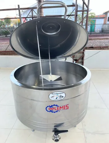 Tanque de Leite 500 L Tina Misturador Gelar Açaí Sorvetes 500 Litros Caldas Polpas e Agua