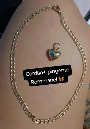 Cordão+pingente Rommanel ?