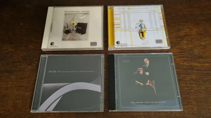 4 CDs ORIGINAIS - Cesar Camargo Mariano