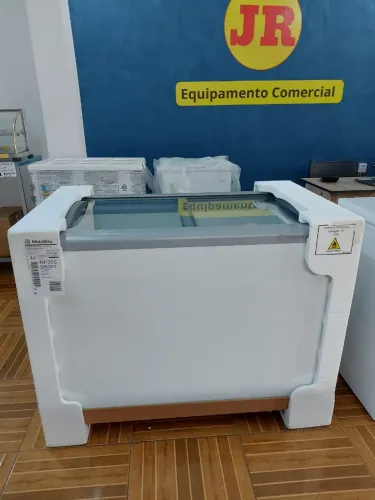 Freezer Ilha Metalfrio Novo 300 litros