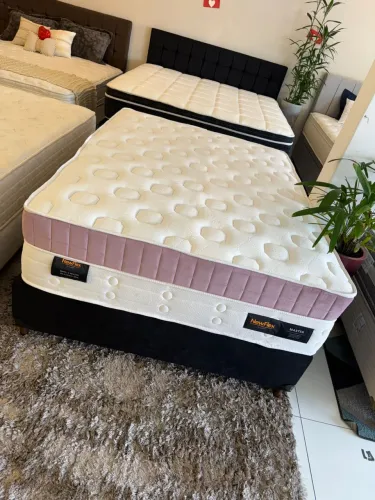 Cama box Casal NEWFLEX SEMINOVA TOP - ENTREGO