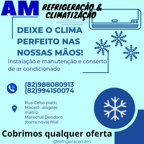 Serviços em climatização e refrigeração
