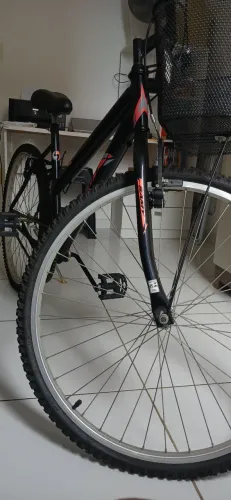 Bicicleta Feminina aro 26 Samy com cestinha