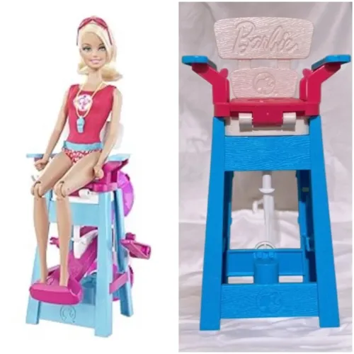 Cadeira salva vidas Barbie Mattel