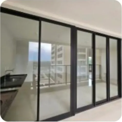 Porta de vidro retirada de apt novo no Guará II