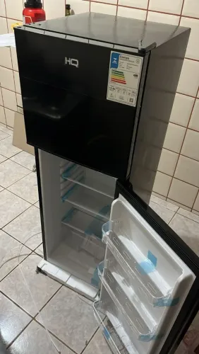 Geladeira HQ 150L Preta (220V) - ZERA na Caixa com Nota Fiscal! Oportunidade!