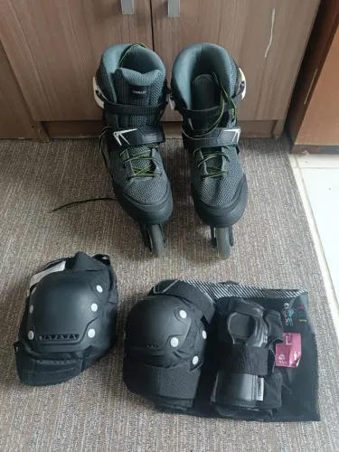 Roller Oxelo tamanho 40 + kit de proteção