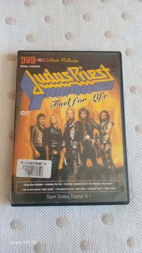DVD JUDAS PRIEST NACIONAL FUEL FOR LIFE.