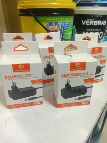 Fonte Adaptador 12V 2A Plug P4 5.5mm Bivolt H?Maston