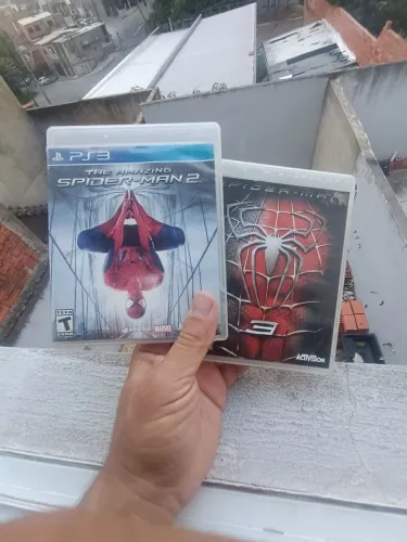 Lote dos jogos do homem-aranha PS3 -