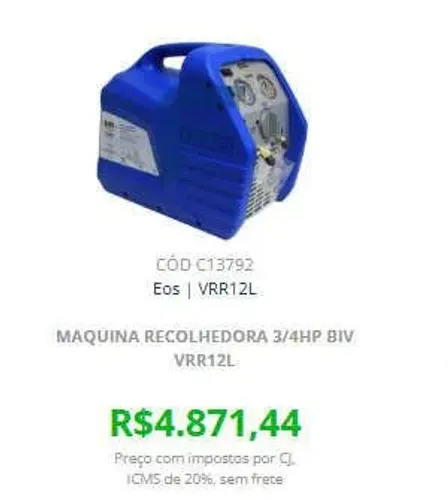 RECOLHEDORA DE GÁS