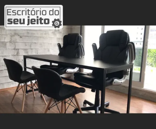 Mesa de Escritório Reforçada 1,80m NOVA Multiuso para Computador Notebook Home Office Birô