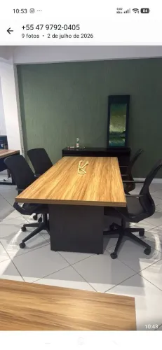 Vendo mesa de reunião 6 lugares para escritorio
