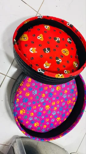 Camas pet de pneu