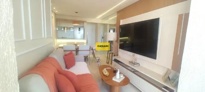 Excelente Apartamento de 58 m² para alugar com 2 dormitórios, 1 suíte - Vila Gonçalves - S