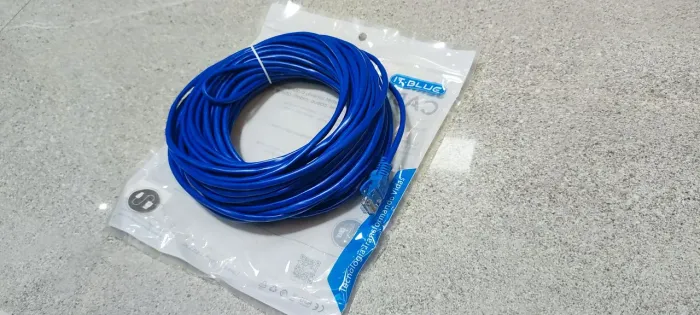 Cabo de rede 20 metros Rj45 8 fios - já é o menor preço