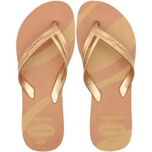 Chinelo Havaianas Elegance Print Feminino Rosê *