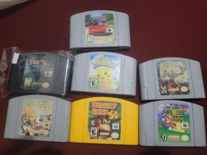 Jogos Nintendo 64 (Pokémon, Donkey Kong, Star Fox, Mario e outros)