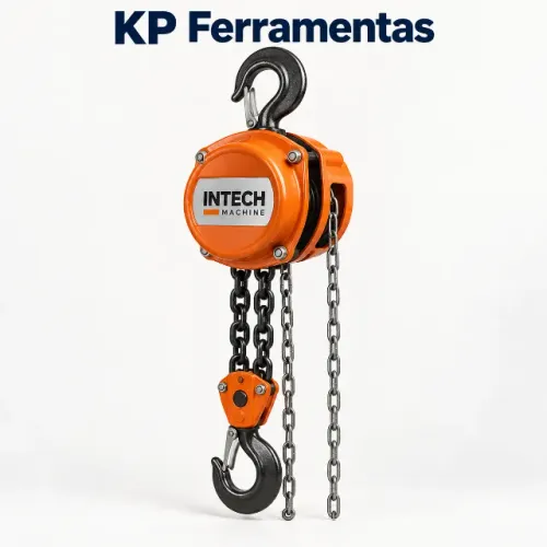 Talha Manual Intech Machine LIFT310 - 1 Tonelada - Corrente de 3 Metros