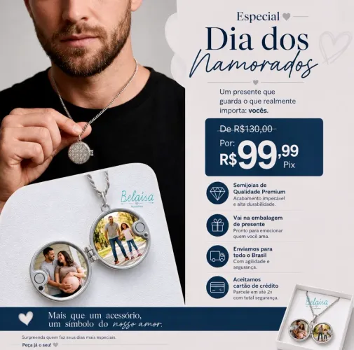 Presente masculino com foto inclusa 