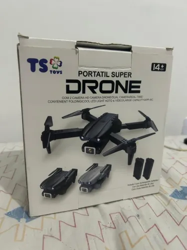 DRONE NOVO C/ BATERIA RECARREGAVEL E CAMERA CONECTADA AO CELULAR