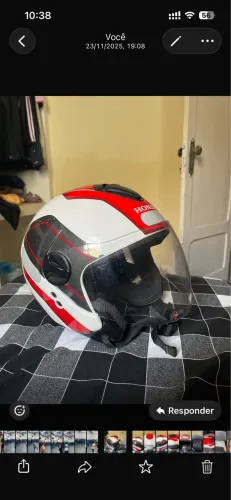 Capacete Honda Modelo SJ - tamanho 68