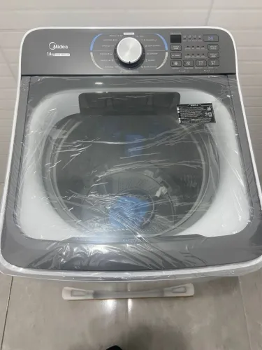 LAVADORA MIDEA 14KG WAVE-IMPELLER - NUNCA USADA, AINDA COM PLÁSTICO!