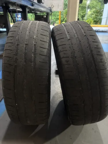 2 pneus Goodyear usados 196/65 r15 91